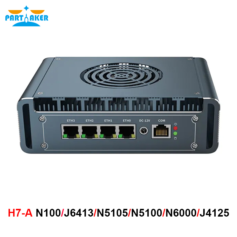 12th Gen Intel I3-1115G4 Fanle - огляд і ціна Pfsense Firewall Router 2.5G 4 I226