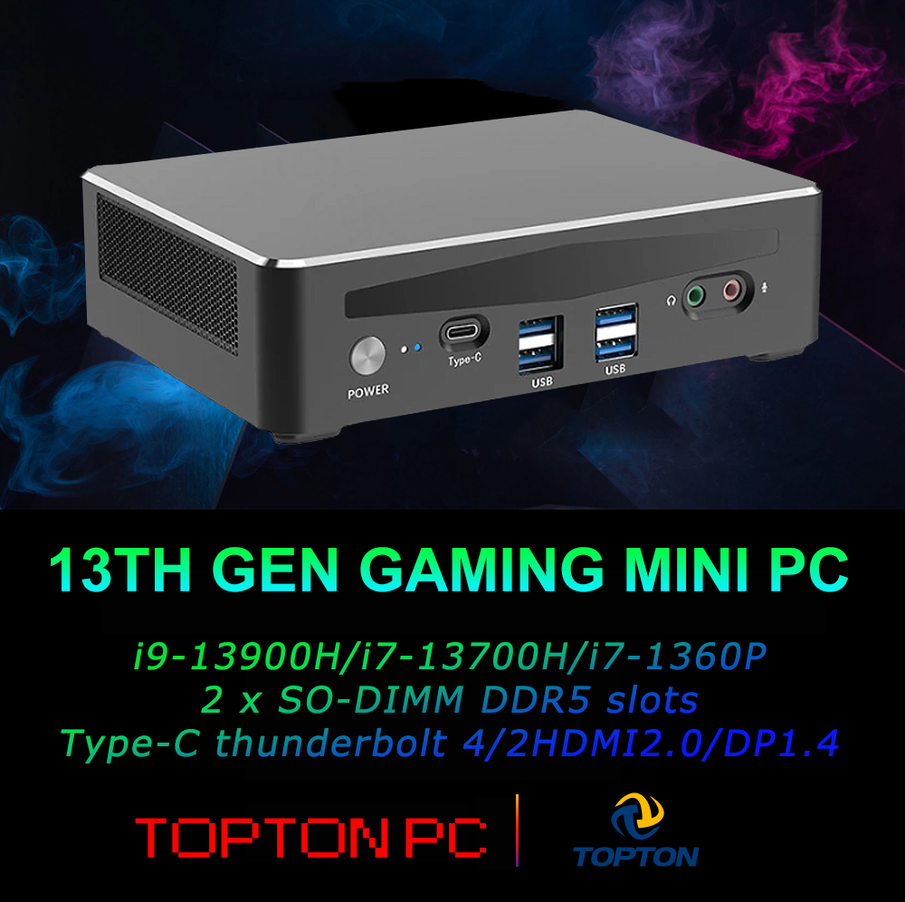 Mini Computer Gaming 13th Gen  - огляд і ціна Intel Core I9 13900H Mini Pc