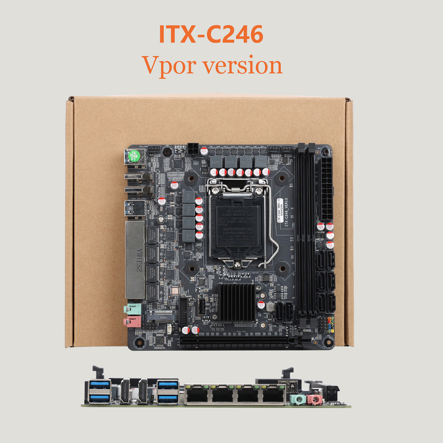 LGA1151 C246 Vpro NAS Motherbo - огляд і ціна Nas Motherboard 8 Sata Mini Itx