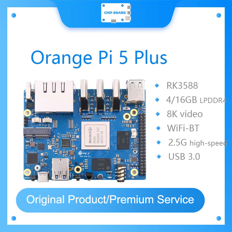 Orange Pi 5 Plus  Single Board - огляд і ціна Rockchip Rk3588 Development Board