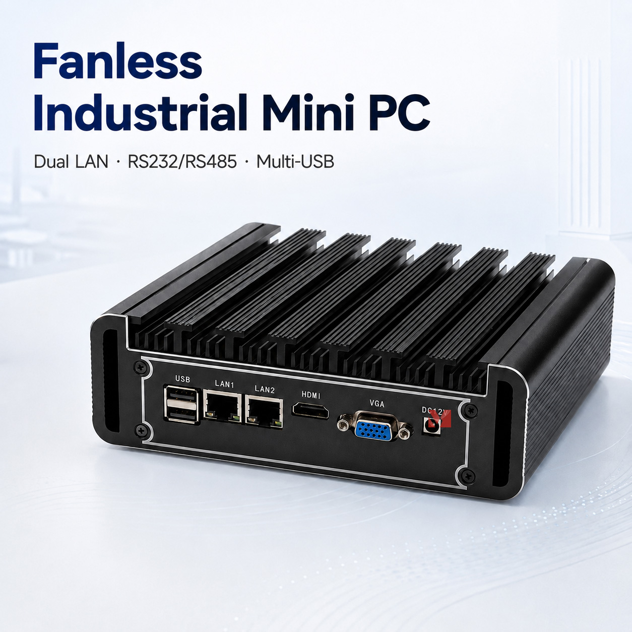 Fanless Industrial Mini PC Int - огляд і ціна Fanless Industrial Pc Rs485 Core I7